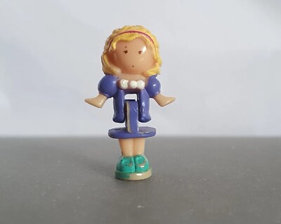 Rare Vintage Bluebird 1994 Polly Pocket Pretty Polly Locket Goes Shopping Doll