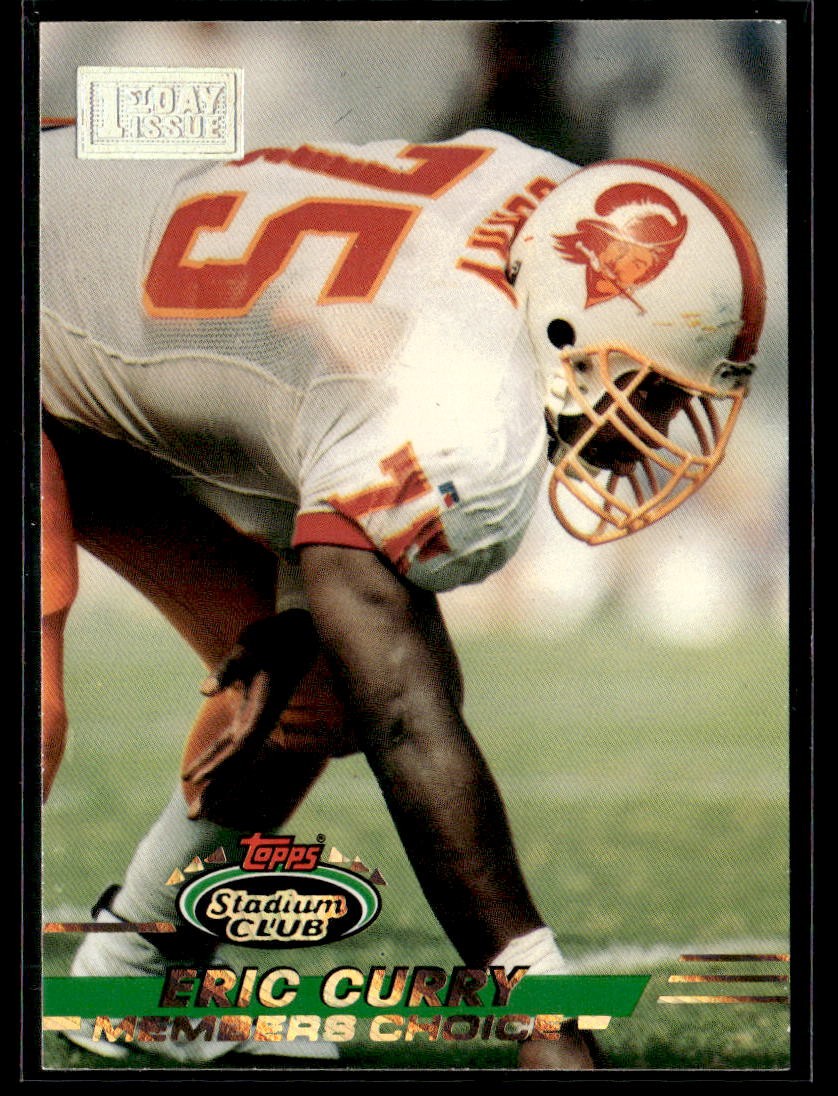 1993 Stadium Club #503 Eric Curry First Day Production/Issue