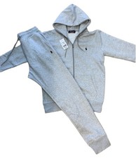 Polo Ralph Lauren Men's Grey Tracksuit Set Size Medium