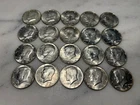20 Kennedy 1968 D Half Dollars 40% Silver Very Good Condition # 15