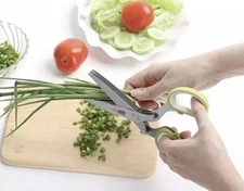 Herb Scissors Multipurpose 5 Blade Kitchen Herb Shears Herb Cutter Tool