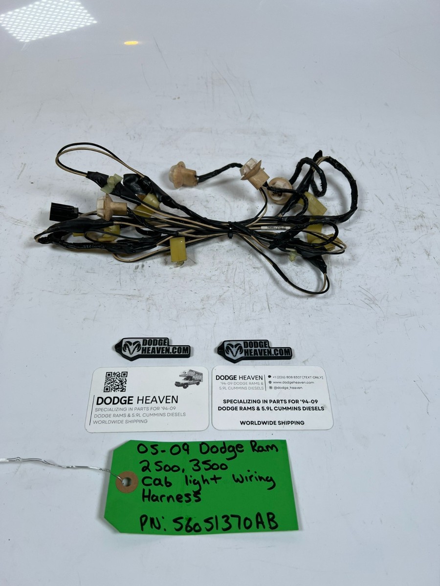 OEM 2006-2009 Dodge Ram 2500 3500 Cab Light Wiring Harness
