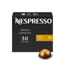 Nespresso Vertuo, Double Espresso Dolce, 30 Coffee Pods