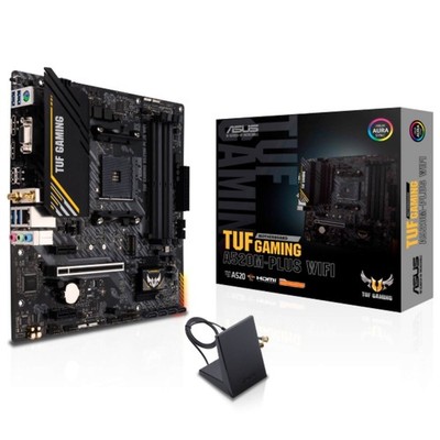 Asus TUF A520M-PLUS WiFi AMD AM4 mATX Motherboard DDR4 M.2 Ryzen 90MB17F0-M0EAY0