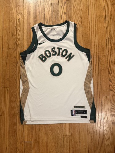 Jason Tatum #0 Boston Celtics Nike City Edition NBA Jersey (Men's Size 48)