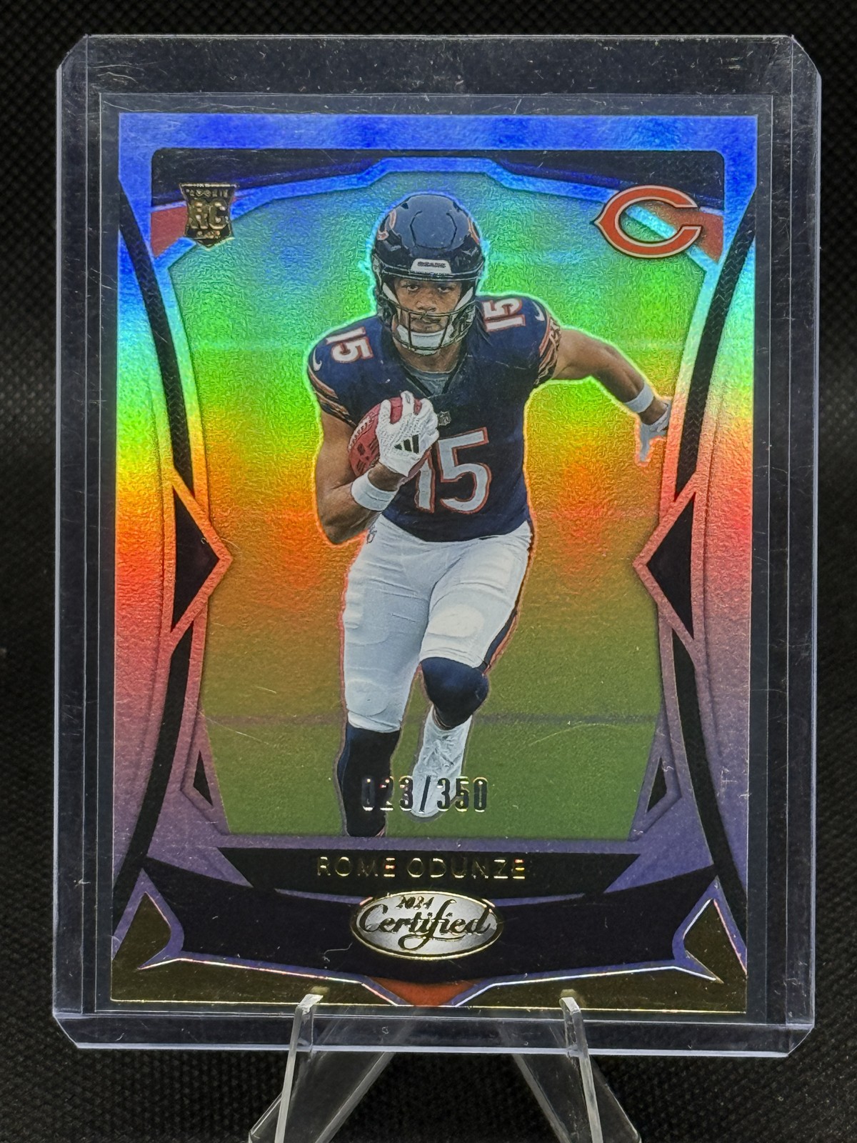 2024 Panini Certified - Rookies Rome Odunze #107 Mirror /350 (RC)