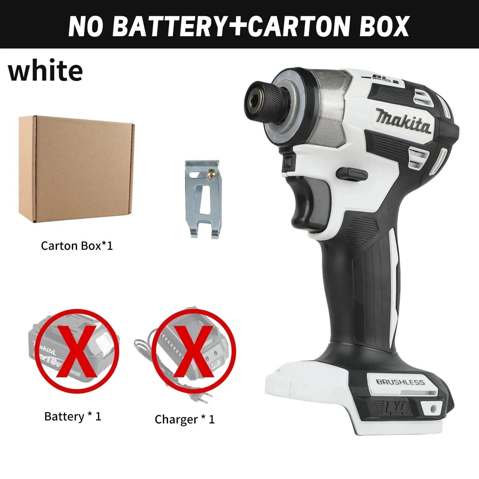 Makita DTD173 18V Brushless Impact Driver 180Nm - Tool Only, No Battery