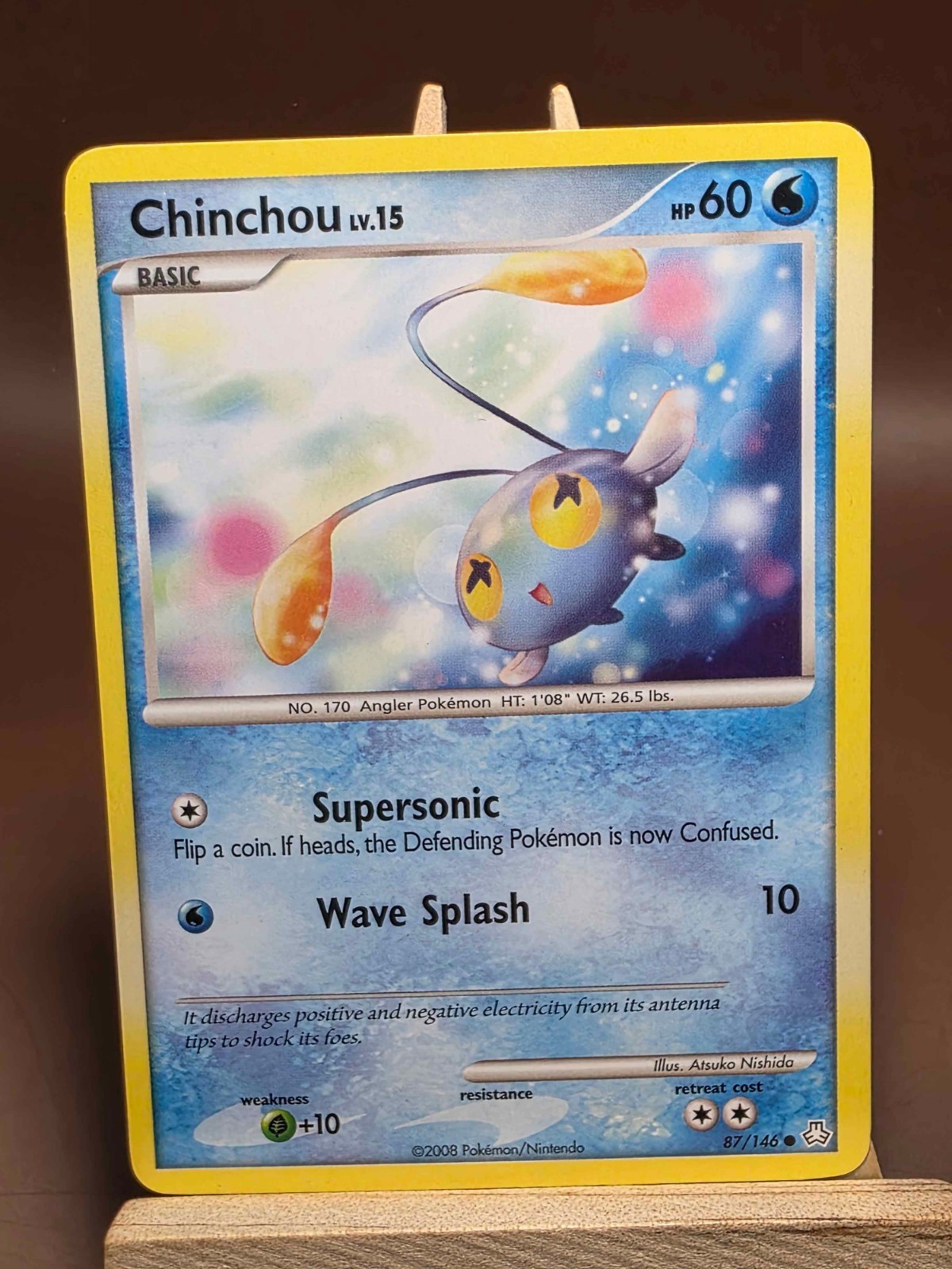 HP Chinchou 87/146 - Legends Awakened - Pokemon Card