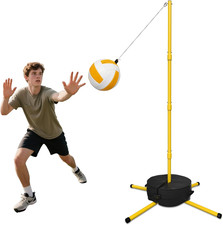 Tetherball Ball and Rope, Tetherball Set with Sturdy Base and Pole, Adjustable T
