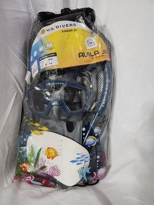U.S. Divers Avila JR Junior 6+ Snorkel Set L/XL MPN SR3631015