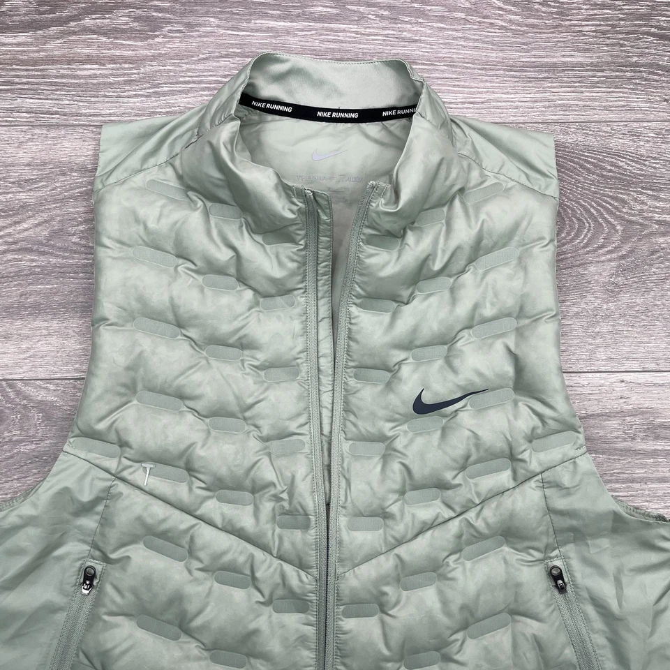 Nike Running Vest Mens Small Jade Down Therma Fit ADV Water Repel FB7542-370 - Image 3 of 4