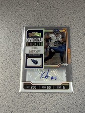 2023 Contenders Kearis Jackson Divisional Ticket Rookie Auto /99