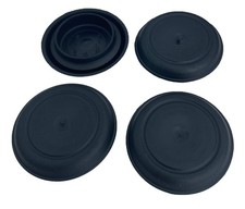 4 NEW Genuine CAPLUGS Flexible 25-26 mm Black Plastic Hole Plugs BPF-25MM