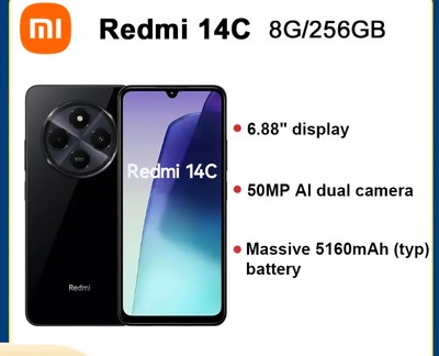 Xiaomi Redmi 14C   Global Version | 8 GB RAM + 256 GB Speicher NEU und OVP