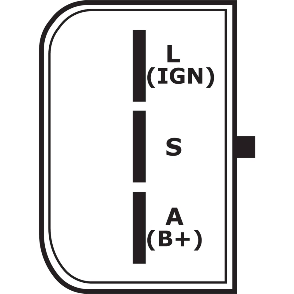 Alternator For Ford Bronco 1987-1989 F-150 to F-350 Pickup 1987-1993; 400-14170 - Image 2 of 4