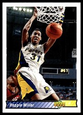 Reggie Miller 1992-93 Upper Deck #123 Pacers NBA READ FREE SHIPPING AutographDen
