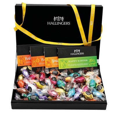 Feinkost Oster-Geschenk-Set XXL ''Easter Box yellow'' Hallingers DE