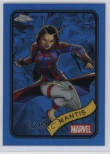 2025 Topps Chrome Marvel Comics Blue Refractor /299 Mantis #171 ob9