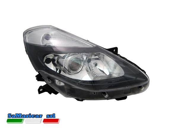 Rechtes Scheinwerfer-Element Mit Linse Rahmen Schwarz FüR Renault Clio 2009-> 26-image