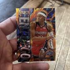2024 Panini Select WNBA - En Fuego Brittney Sykes #11 White Disco Prizm /75