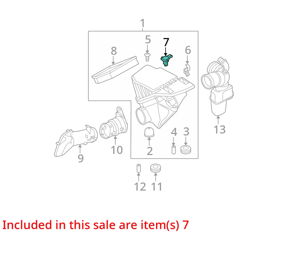 2004 BMW 530i Mass Air Flow Meter Sensor MAF OEM 113K Miles - LKQ329646430 - Image 4 of 4