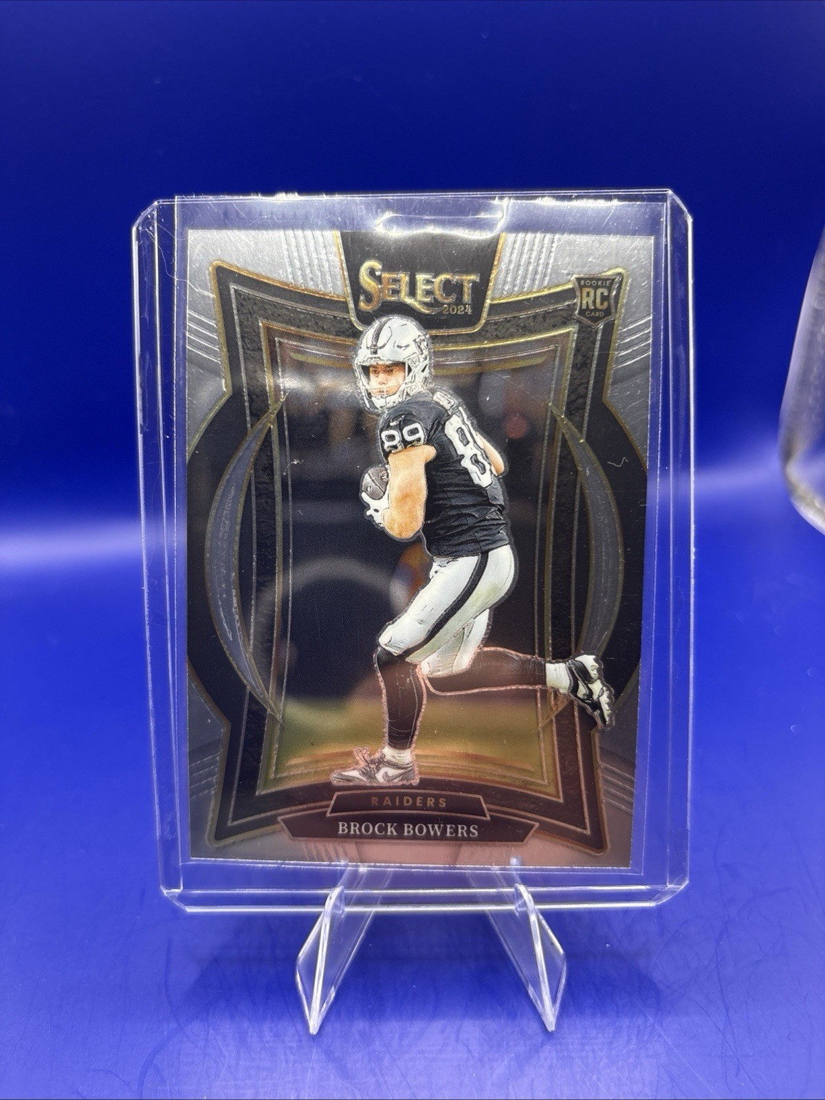 2024 Panini Select - Concourse Brock Bowers #31 Silver Prizm (RC)