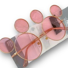 2025 Disney Parks Mickey Mouse Ear Shaped Sunglasses Rose Pink Lenses New