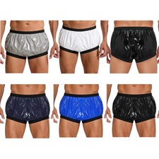 Mens Incontinence Pants Cover Up Shorts Adaptive Reusable Nursing Briefs Daily