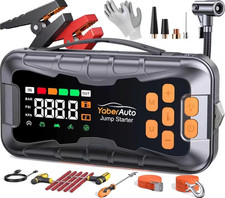 Yaberauto 8000a Jump Starter 12v Car Battery Booster Air Compressor 160psi