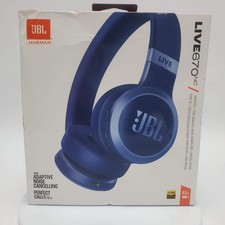 New JBL Live 670NC Wireless On-Ear Bluetooth Headphones Blue JBLLIVE670NCBLUAM