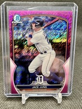 2023 Bowman Chrome Prospects Jace Jung Fuchsia Shimmer Refractor /199 BCP-215