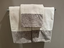 NICE Free Shipping Taupe 3 Bath Decorative towels