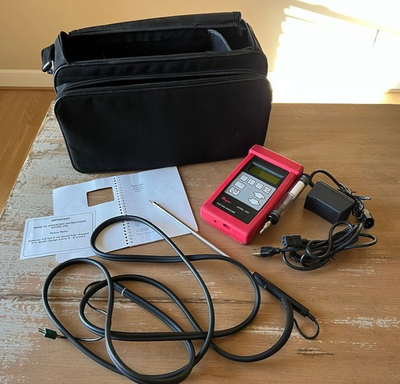 #ad Dwyer Model 1207A Handheld Flue Gas Combustion Analyzer HVAC Tester Bag $700.00