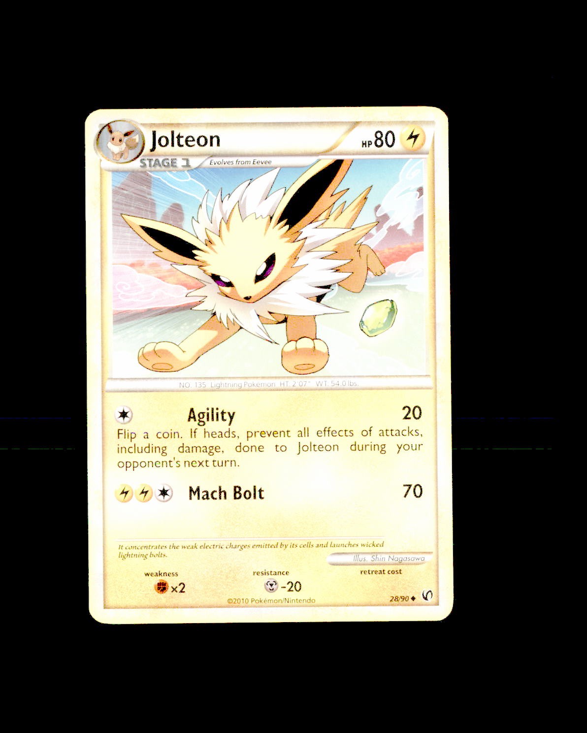 LP Undaunted Normal Jolteon 28/90