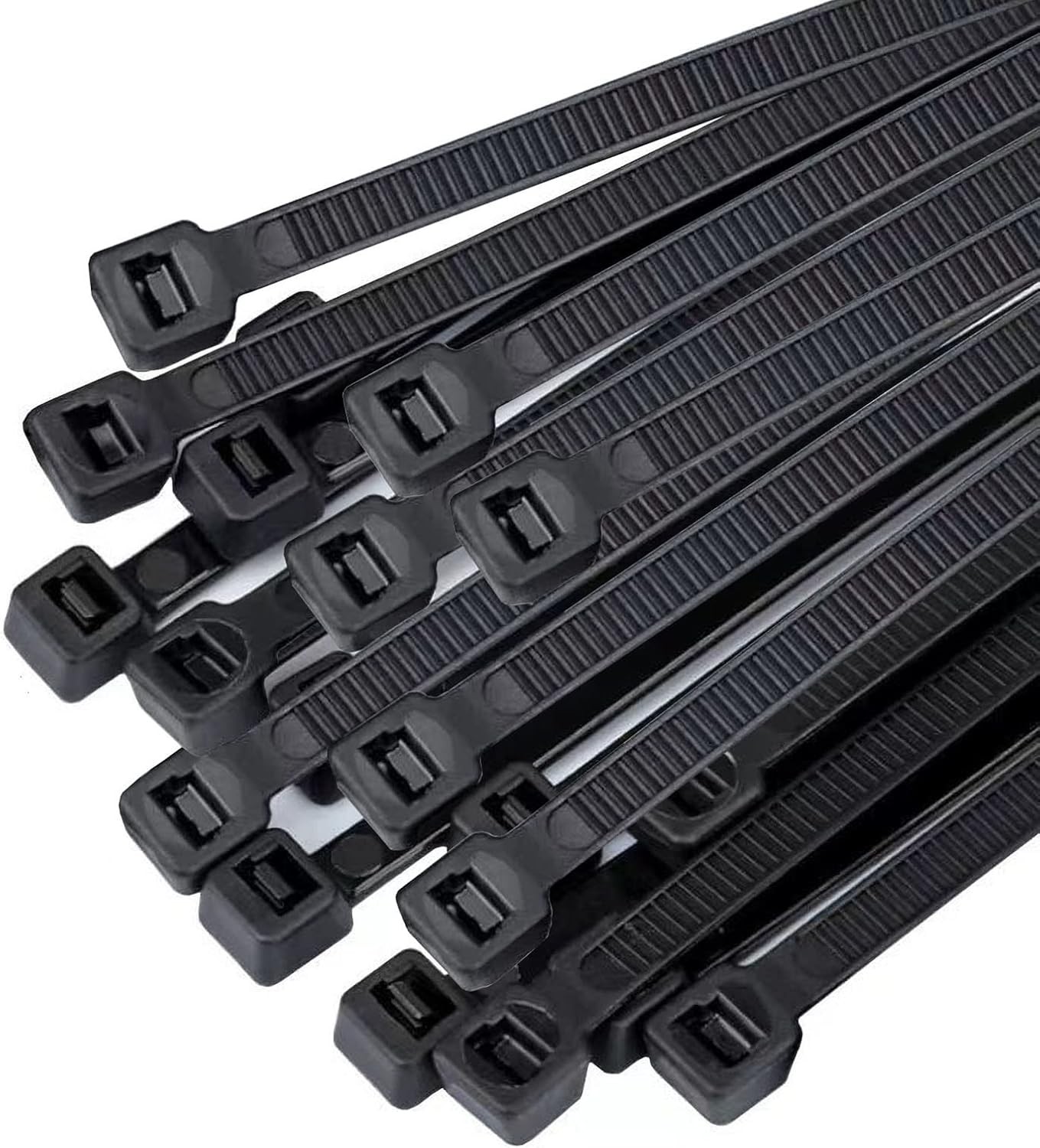 18-Inch Extra Long Black Large Zip Ties (0.3-Inch Wide)