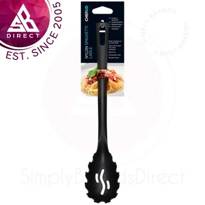 Chef Aid Nylonschöpflöffel für Spaghetti, BPA-frei, Schwarz (MPN: 2844) Neu - Bild 1 von 4