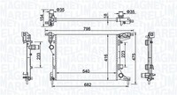 Magneti Marelli KüHler WasserküHler MotorküHler FüR Fiat 500L 1.4
