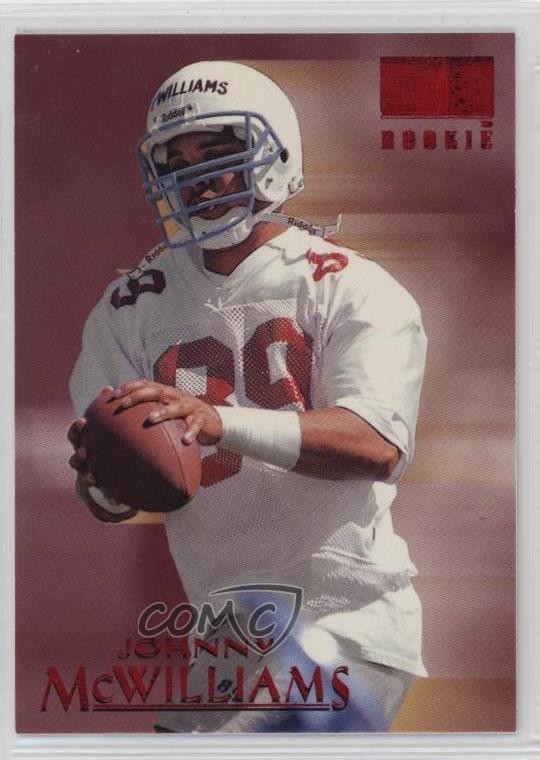 1996 Skybox Premium Rookie Ruby Johnny McWilliams #212 Rookie RC 7v7