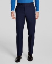Michael Kors Men's Blue Classic-Fit Performance Dress Pants Size 38W x 34L
