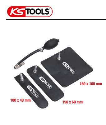 KS TOOLS Druckkissen-Satz mit Handpumpe, 4-tlg. TÜRÖFFNER