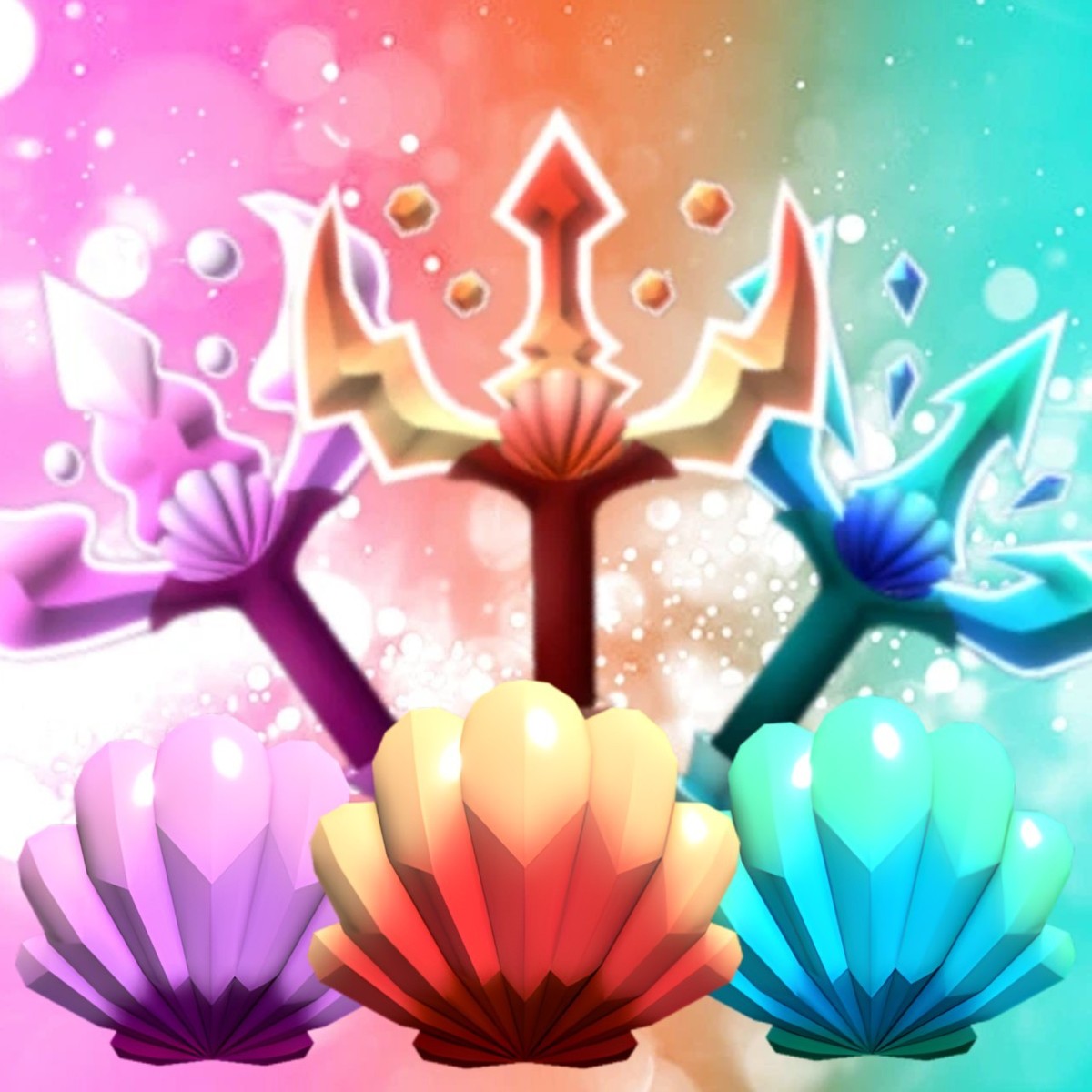 Trident Set Trio Flee The Facility Mystical, Ancestral, Ancient