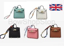 Mini Faux Leather Hand bag Charm Accessory Coin Purse AirPod Holder UK Seller