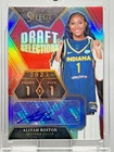 2024 Panini Select WNBA Draft Selections Signatures Aliyah Boston Auto Fever