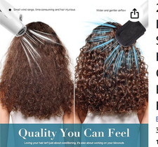 2pcs Universal Hair Dryer Diffuser Sock, Heat-Resistant, Travel-Friendly