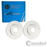2X RAP Bremsscheiben 256Mm BelÜFtet Vorne Passend FüR Seat Arosa Cordoba Ibiza I