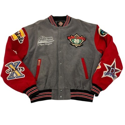 Negro League Baseball Museum Varsity Jacke XL Patchwork NLBM Wolle Bomber USA