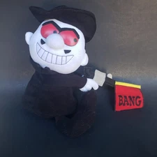 Vintage 1999 Stuffins Rocky & Bullwinkle & Friends Boris Badenov 13" Plush