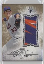 2015 Topps Triple Threads Unity Single Jumbo Relics Gold 3/9 Matt Harvey 1s6