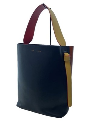 CELINE Phoebe Philo Era Twisted Cabas Leather Tote Shoulder Bag