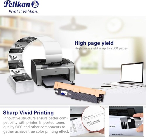 Pelikan Toner ersetzt Brother TN-241BK/242BK (passend für Drucker Brother HL 314 - Photo 3/8